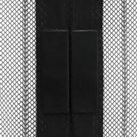 Insectendeurgordijnen 2 st magnetisch 200x80 cm zwart 5
