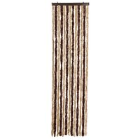 Vliegengordijn 56x200 cm chenille beige en lichtbruin 3