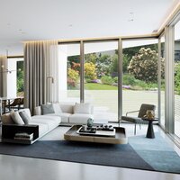 Raamfolies strepenpatroon mat PVC 3