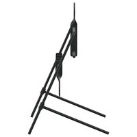 Terugstellend Doel Zwart 40 x 34 x 53 cm Staal 5