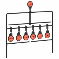 Terugstellend Doel Zwart 38 x 20 x 33.5 cm Staal 3