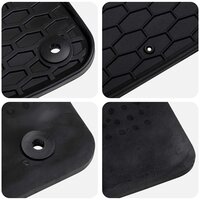 Automat 4 pcs Zwart geschikt voor AUDI Q2 2017 Rubber 6