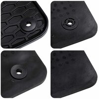 Automat 4 pcs Zwart Rubber 6