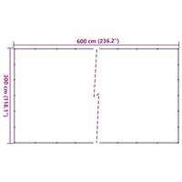 Aanhangwagennet 3x6 m HDPE groen 7
