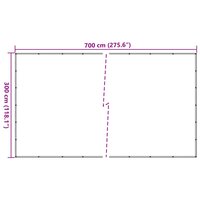 Aanhangwagennet 3x7 m HDPE groen 7