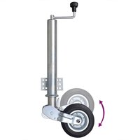 Neuswiel met 2 staanders en 2 spanklemmen 60 mm 3