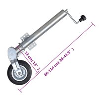 Neuswiel met 2 staanders en 2 spanklemmen 60 mm 7