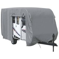 Caravanhoes 460x250x220 cm vliesvlies grijs 2