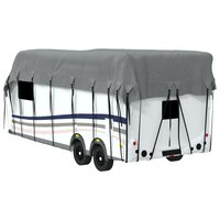Caravan dakbedekking 800x300 cm vliesvlies grijs 7