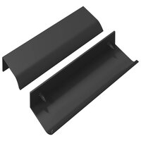 Handvat 2 pcs Zwart 120 x 39.6 x 17 mm Aluminium 2