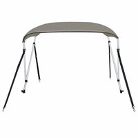 Biminitop 2 bogen 180x130x110 cm grijs 3
