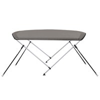 Biminitop 2 bogen 180x130x110 cm grijs 5
