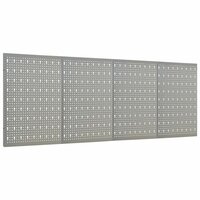 Gaatjespanelen wandgemonteerd 4 st 40x58 cm staal 2