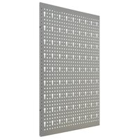 Gaatjespanelen wandgemonteerd 4 st 40x58 cm staal 4