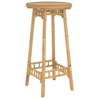 Bartafel voor buiten Rond &Oslash;55x100 cm bamboe 7