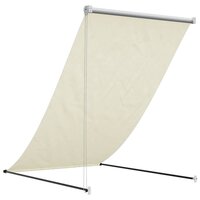 Luifel uittrekbaar 100x150 cm stof en staal cr&egrave;mekleurig 5