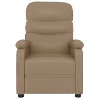 Massagestoel kunstleer cappuccinokleurig 4