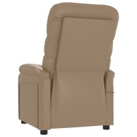 Massagestoel kunstleer cappuccinokleurig 6