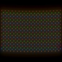 Kerstnetverlichting 204 LED&amp;apos;s binnen/buiten 3x2 m meerkleurig 4