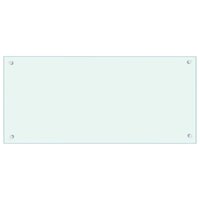 Keuken Spatscherm 2 pcs Wit 90 x 40 cm gehard glas 4