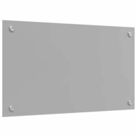 Keuken Spatscherm 2 pcs Lichtgrijs 70 x 40 cm gehard glas 6