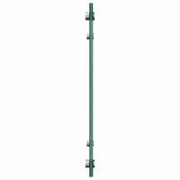 Keuken Achterwand 2 pcs Zwart 80 x 40 cm gehard glas 5