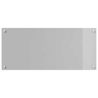Keuken Spatscherm Lichtgrijs 90 x 40 cm gehard glas 2