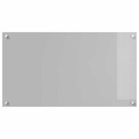Keuken Spatscherm Lichtgrijs 90 x 50 cm gehard glas 2