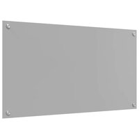 Keuken Spatscherm Lichtgrijs 90 x 50 cm gehard glas 4
