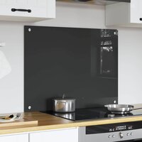Keuken Spatscherm Donkergrijs 80 x 60 cm gehard glas 3
