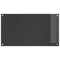 Keuken Spatscherm Donkergrijs 90 x 50 cm gehard glas 2