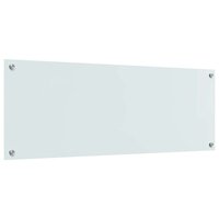 Keuken Spatscherm Wit 110 x 40 cm gehard glas 4