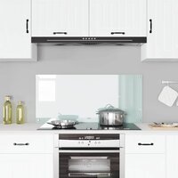 Keuken Spatscherm Wit 110 x 50 cm gehard glas 3