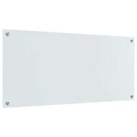 Keuken Spatscherm Wit 110 x 50 cm gehard glas 6