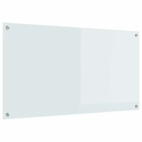 Keuken Spatscherm Wit 110 x 60 cm gehard glas 2