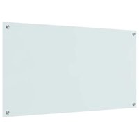Keuken Spatscherm Wit 110 x 60 cm gehard glas 6