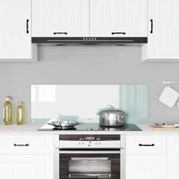 Keuken Spatscherm Wit 120 x 40 cm gehard glas 3