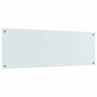 Keuken Spatscherm Wit 120 x 40 cm gehard glas 6