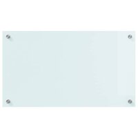 Keuken Achterwand Wit 70 x 40 cm gehard glas 4