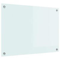 Keuken Achterwand Wit 70 x 50 cm gehard glas 2
