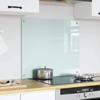 Keuken Achterwand Wit 70 x 60 cm gehard glas 3