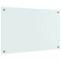 Keuken Achterwand Wit 80 x 50 cm gehard glas 6