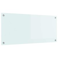 Keuken Achterwand Wit 90 x 40 cm gehard glas 2