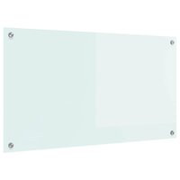 Keuken Achterwand Wit 90 x 50 cm gehard glas 2