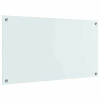 Keuken Achterwand Wit 90 x 50 cm gehard glas 6