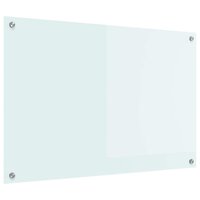 Keuken Achterwand Wit 90 x 60 cm gehard glas 2