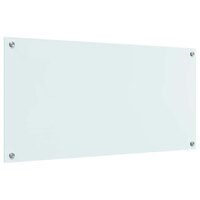 Keuken Achterwand Wit 100 x 50 cm gehard glas 6