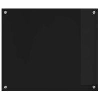 Keuken Achterwand Zwart 70 x 60 cm gehard glas 4