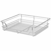 Draadmanden uittrekbaar 2 st 600 mm zilverkleurig 3