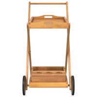 Serveerwagen 54x87x90 cm massief acaciahout 4
